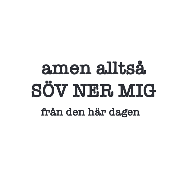 amen alltså