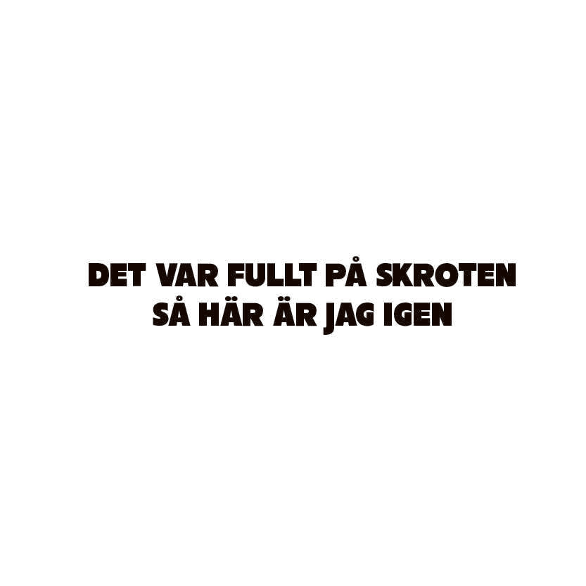 det var fullt