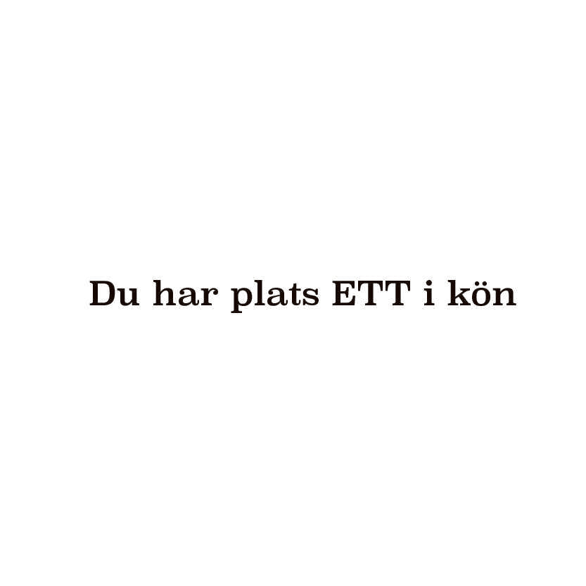 du har plats