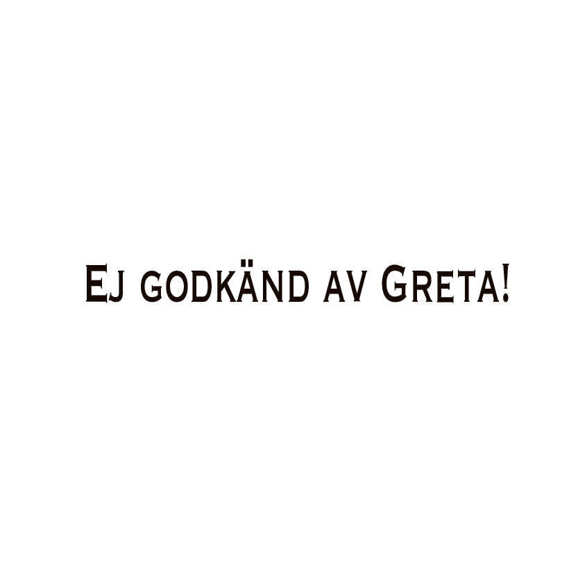 ej godkänd