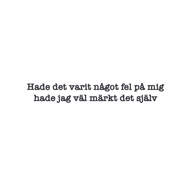 hade det varit