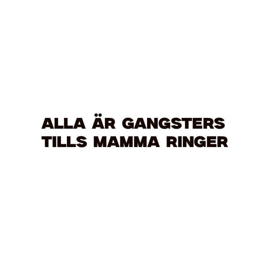 alla är