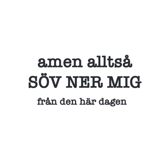 amen alltså
