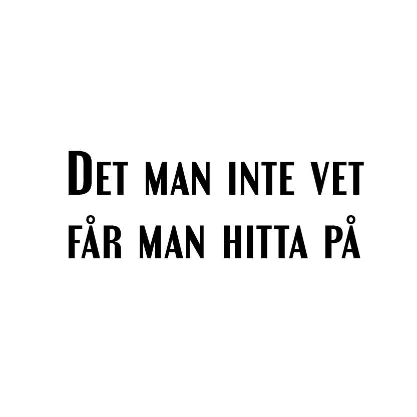 det man inte