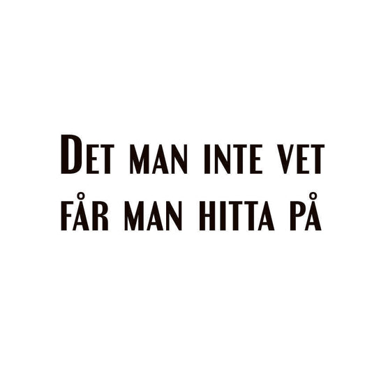 det man inte