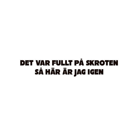 det var fullt