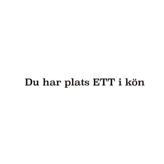 du har plats