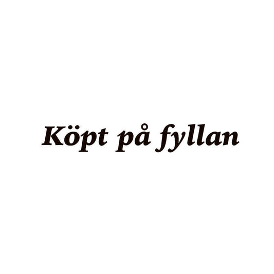 köpt på