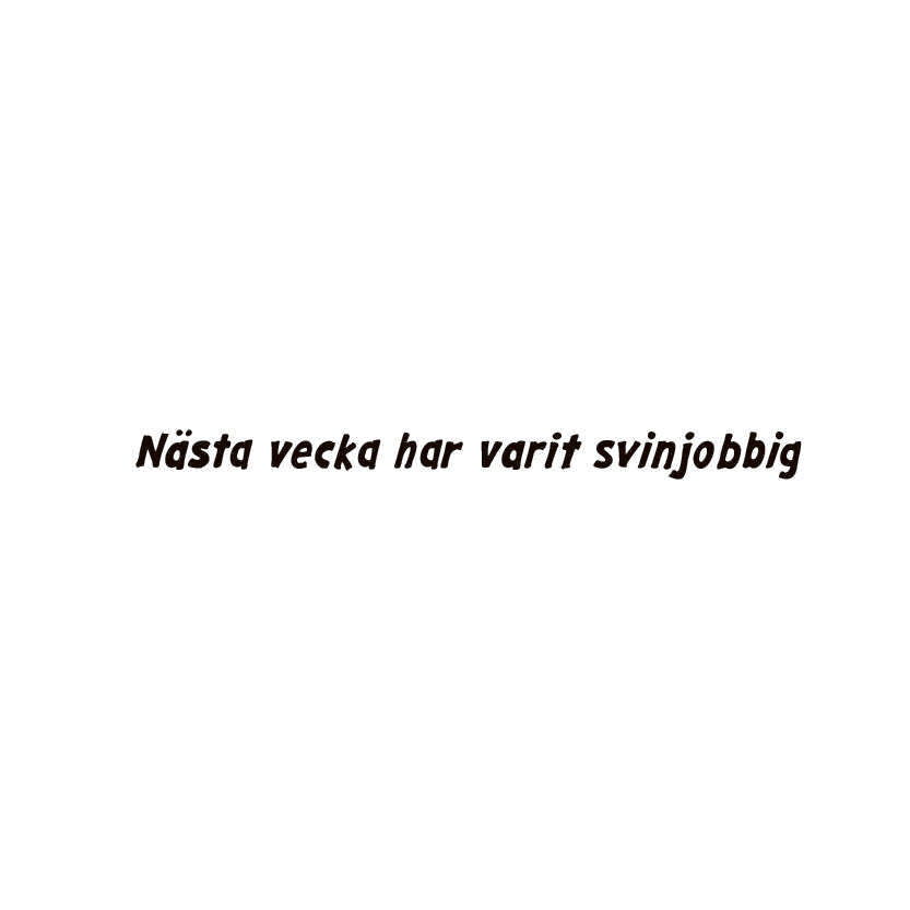 nästa vecka