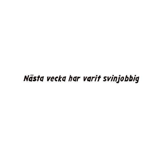 nästa vecka