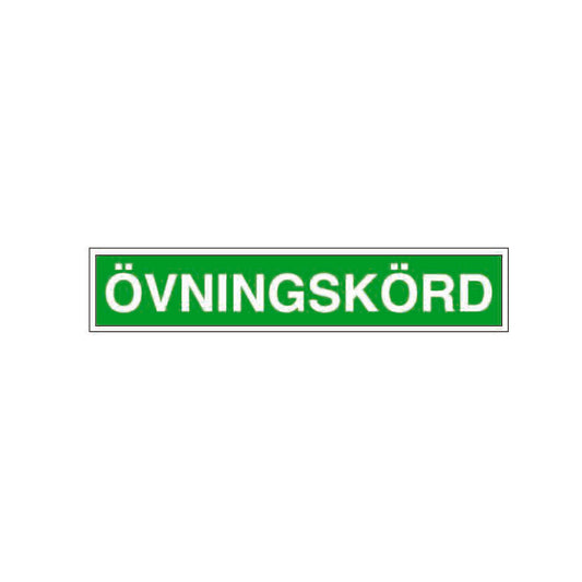 övningskörd