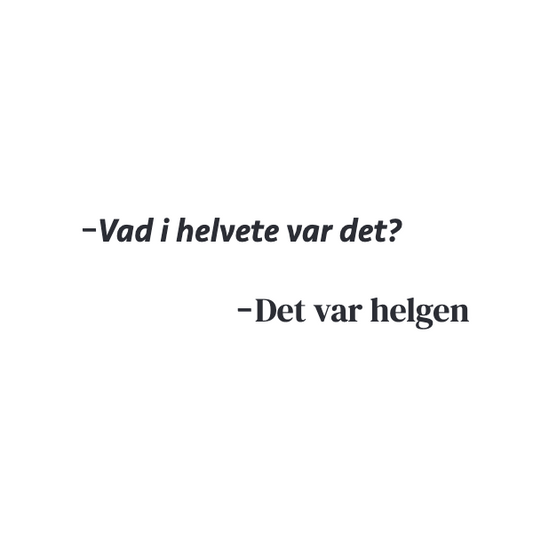 vad i helvete