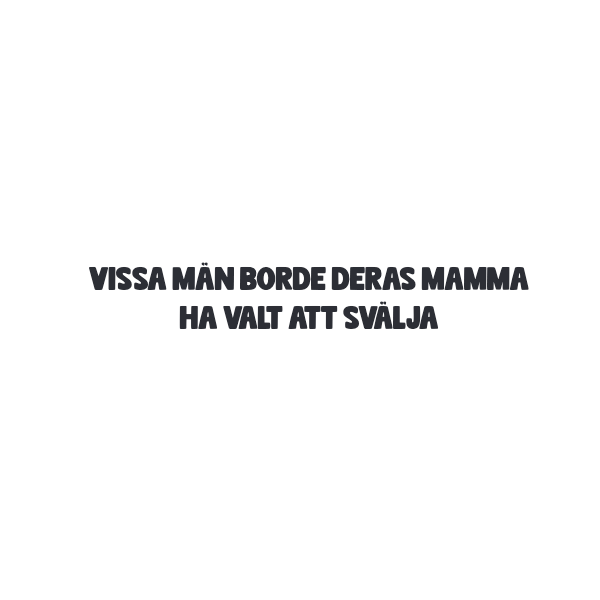 vissa män