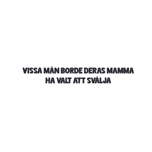 vissa män